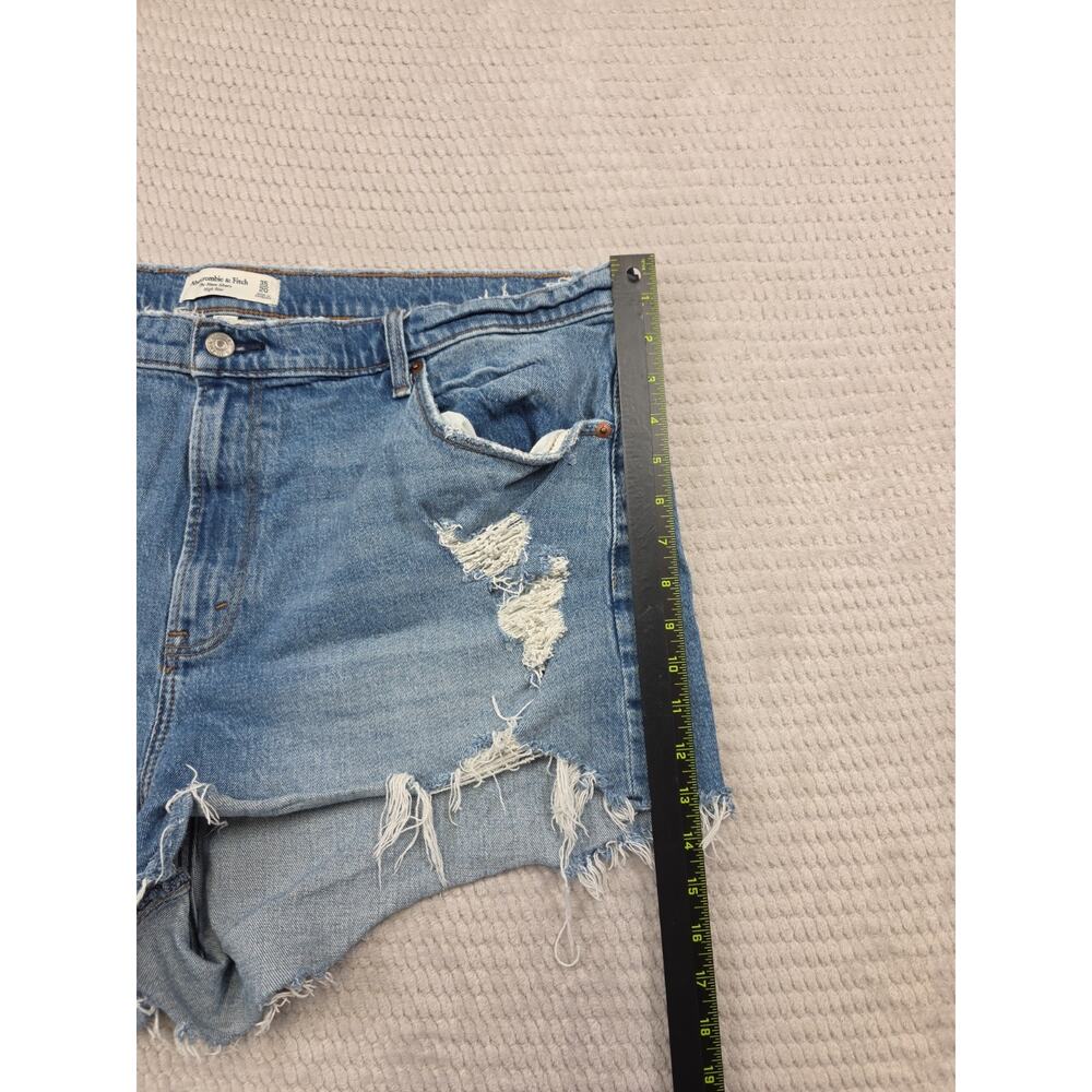 Abercrombie & Fitch Shorts Womens 20 The Mom Short High Rise Curve Love - Picture 2 of 7